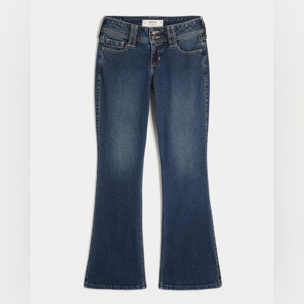 Hollister Low-Rise Dark Wash Bootcut Jeans
